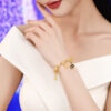 发晶桶珠椰蒂手链（Feng Jing Bucket Pearl Coconut Stem Bracelet）