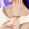 女款-金虎眼黄阿塞手链（Women's - Golden Tiger Eye Yellow Agate Bracelet）