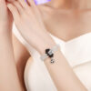 女款-猫眼石双圈手链（Women's - Cat's Eye Stone Double Ring Bracelet）