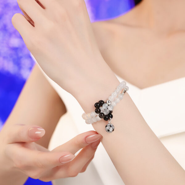 女款-猫眼石双圈手链（Women's - Cat's Eye Stone Double Ring Bracelet）