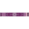 “足韵织梦”紫色斜纹绸窄长条丝巾（"Foot Harmony Dreamweaving" Purple Striped Silk Narrow Strip Scarf）