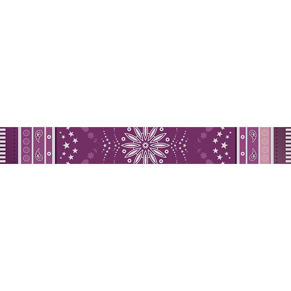 “足韵织梦”紫色斜纹绸窄长条丝巾（"Foot Harmony Dreamweaving" Purple Striped Silk Narrow Strip Scarf）